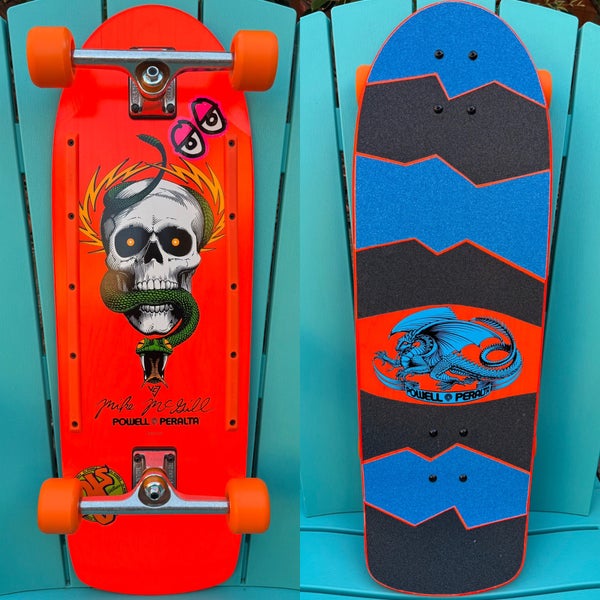 POWELL PERALTA MIKE MCGILL SKULL & SNAKE REISSUE CUSTOM COMPLETE SKATEBOARD 10"