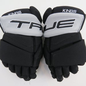 New TRUE NHL Pro Stock Los Angeles Kings Hockey Gloves Senior Size 13.5" Black