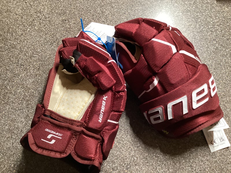 Bauer Supreme M5 Pro Gloves 15" (New) Maroon