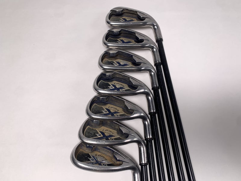 Callaway X-20 Iron Set 5-PW+SW 75g Regular Graphite Mens RH