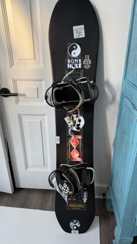 Men's Ride Snowboard All Mountain With Bindings 155 cm (Used)