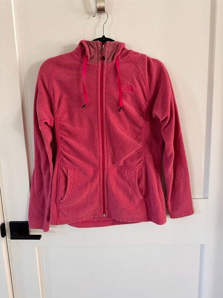 Pink Women's Small The North Face Fleece Hooded Sweatshirt (Used)