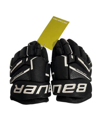 Used Bauer SUPREME Youth Gloves Black 8" 11847-S000030926
