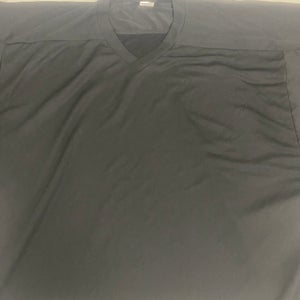 Black Goalie Cut Men's Jersey NEW