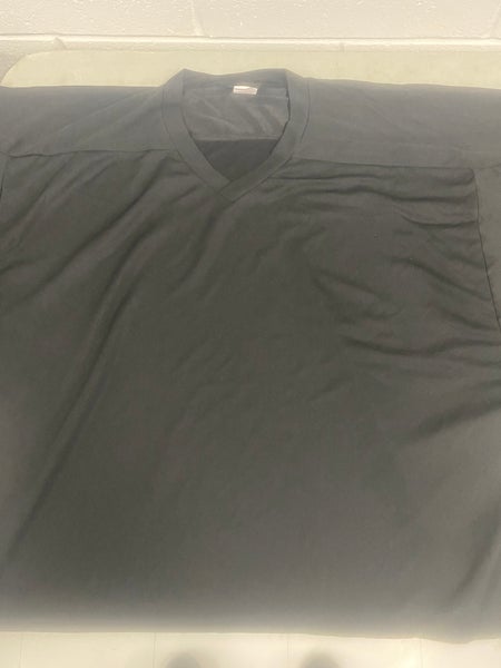 Black Goalie Cut Men's Jersey NEW