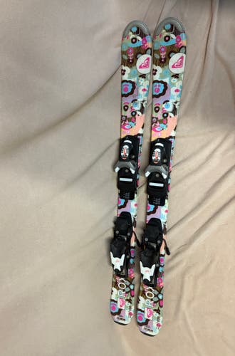 Kid's All Mountain 100 cm Roxy Skis With Bindings (Used)