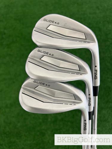 Ping Glide 4.0 Chrome 3 Wedge Set (50, 54, & 58 Degrees)