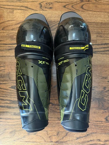 Senior CCM Tacks XF80 14" Shin Pads (Used)