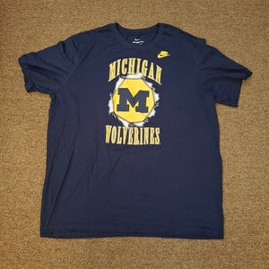 Nike Michigan Wolverines Graphic Print T-shirt Sz XL