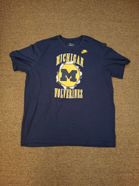 Nike Michigan Wolverines Graphic Print T-shirt Sz XL