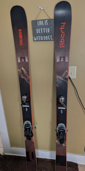 2023 Liberty Evolv 110 179 cm Powder Skis With Bindings Max Din 12 (Used)