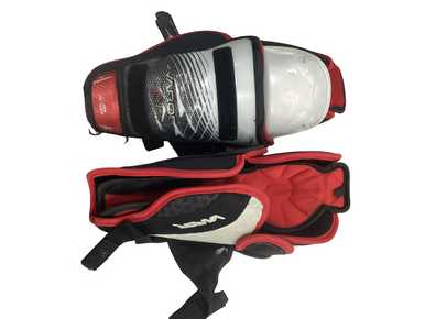Used Bauer VAPOR X 7.0 Junior Shin Guards White 11" 11613-S000171385