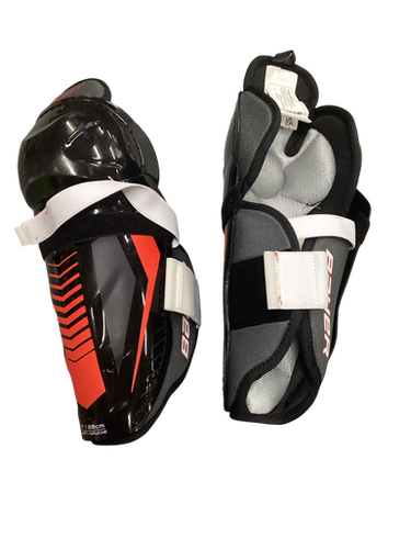 Used Bauer LIL SPORT Junior Shin Guards Black 11" 11613-S000171372