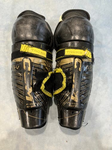 Youth CCM Tacks AS-V Pro Shin Pads 9" (Used)