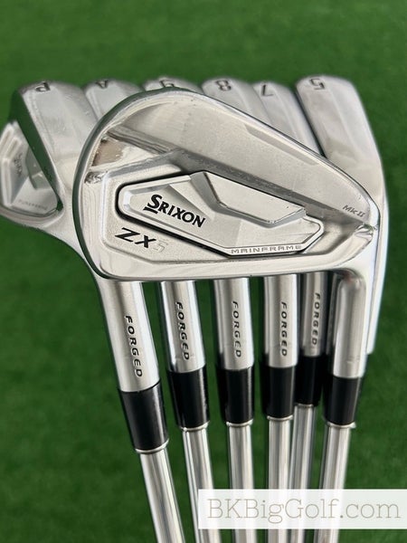 Srixon ZX5 / ZX7 Mkii Forged Combo Iron Set 5-A / Dynamic Gold 120 X100