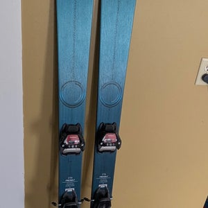 Peak 88 176 cm All Mountain 88 Skis With Bindings Max Din 13 (Used)