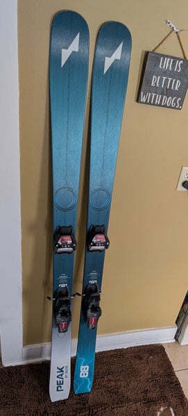 Peak 88 176 cm All Mountain 88 Skis With Bindings Max Din 13 (Used)