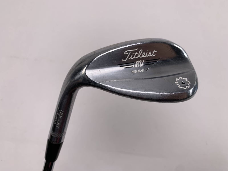 Titleist Vokey SM7 Tour Chrome Lob Wedge LW 60* 14 K-Grind Wedge Steel Mens LH