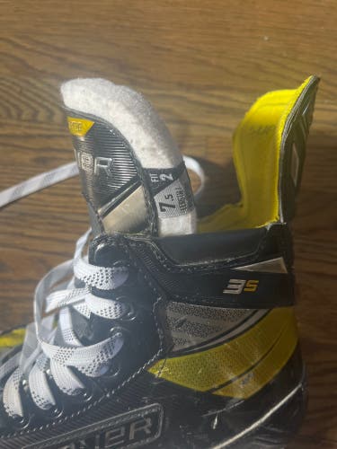 2020 Bauer Supreme 3S Hockey Skates 7.5 Fit 2 (Used)
