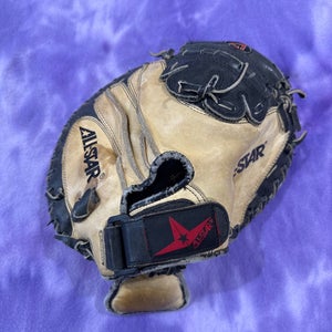 Black All Star Cm1010bt RH Catcher's Baseball Glove (Used)