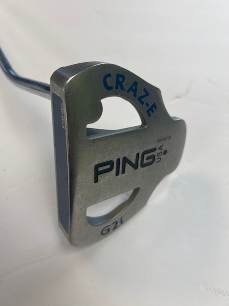 Silver Men's Ping G2i CRAZ-E Mallet Right Handed Putter 35" (Used)