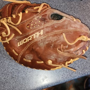 Worth RH Catcher's Baseball Glove (Used)