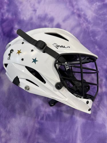 White Youth STX Rival Helmet (Used)
