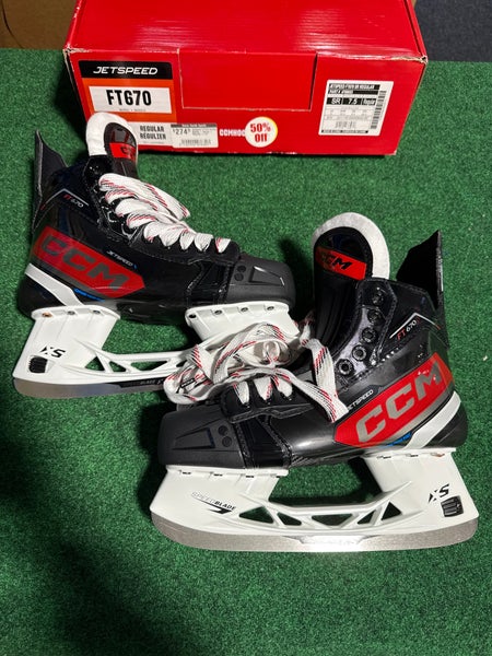 Senior CCM JetSpeed FT670 Hockey Skates (Regular) Size 7.5 (New)