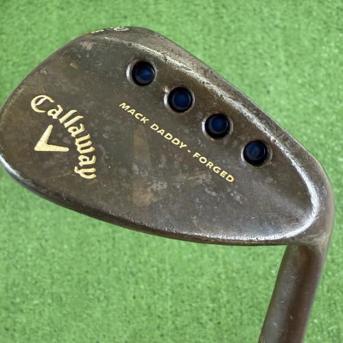Callaway Mack Daddy Forged Raw Lob Wedge 60-8 Recoil 110 F4 Stiff Flex 34.75