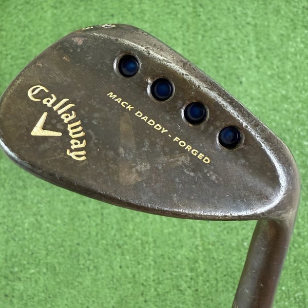Callaway Mack Daddy Forged Raw Lob Wedge 60-8 Recoil 110 F4 Stiff Flex 34.75