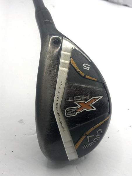 Callaway X2 Hot 25* 5 Hybrid 65 Stiff Graphite Shaft *Good*