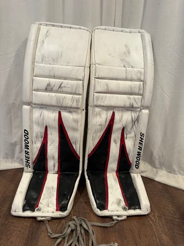35" Sher-Wood T95 Goalie Leg Pads (Used)