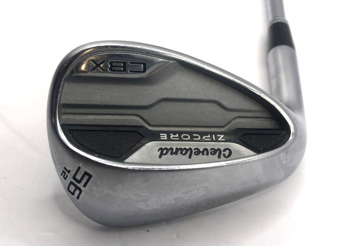 Cleveland CBX Zipcore Satin Chrome 56/12 Sand Wedge DG Spinner TI Wedge Flex