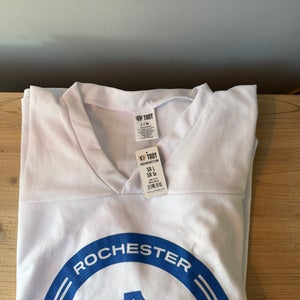 White Large Adult Unisex Jr. Amerks Jersey (New)