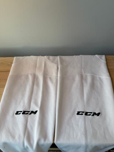 White Intermediate CCM Socks (Used)
