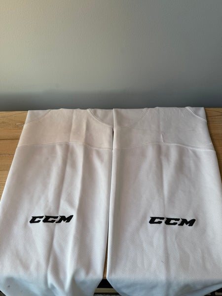 White Intermediate CCM Socks (Used)
