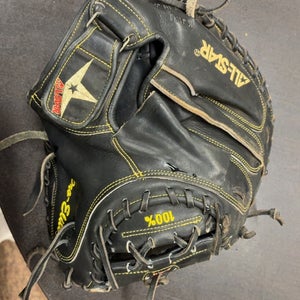 All Star Cm3000MBK RH Catcher's Baseball Glove 34" (Used)
