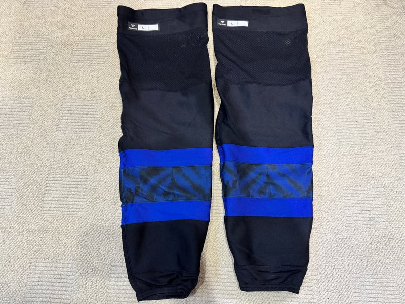 ⸻
Toronto Maple Leafs Game Issued Flipside Socks Made in Canada L Large MiC Made in Canada