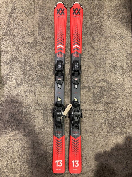 Volkl RaceTiger JR13 120cm Racing Skis + Marker 4.5 Bindings