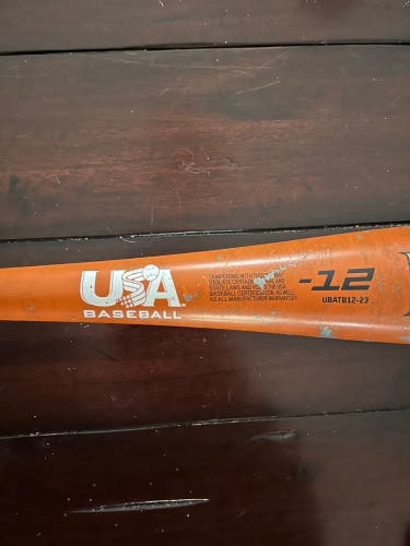 2023 Louisville Slugger Atlas Alloy USABat Certified Bat (-12) 16 oz 28" (Used)