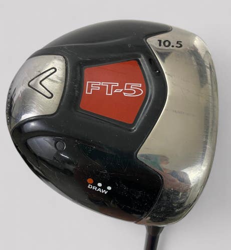 Callaway FT-5 Fusion Technology Draw 10.5 Driver STIFF Graphite Design Shaft