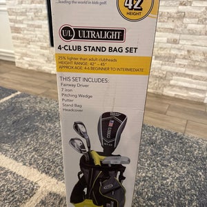 Junior US Kids Golf Right Handed Clubs (Full Set) 4 Pieces (New)