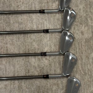 Miura MB-001, Steelfiber i95 Shafts,  Iron Set (7 Clubs) #5 - #9, PW, GW (Used)