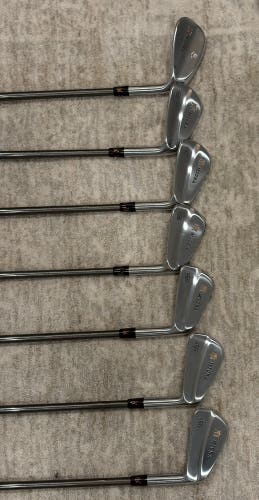 Miura MB-001, Steelfiber i95 Shafts, Iron Set (7 Clubs) #5 - #9, PW, GW (Used)