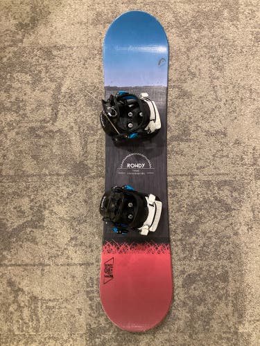 HEAD Rowdy JR 108cm Snowboard + XS-L Flow Bindings