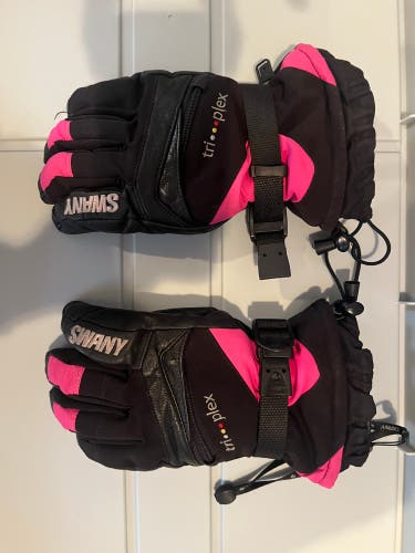 Swany Pink ski Gloves Youtb L