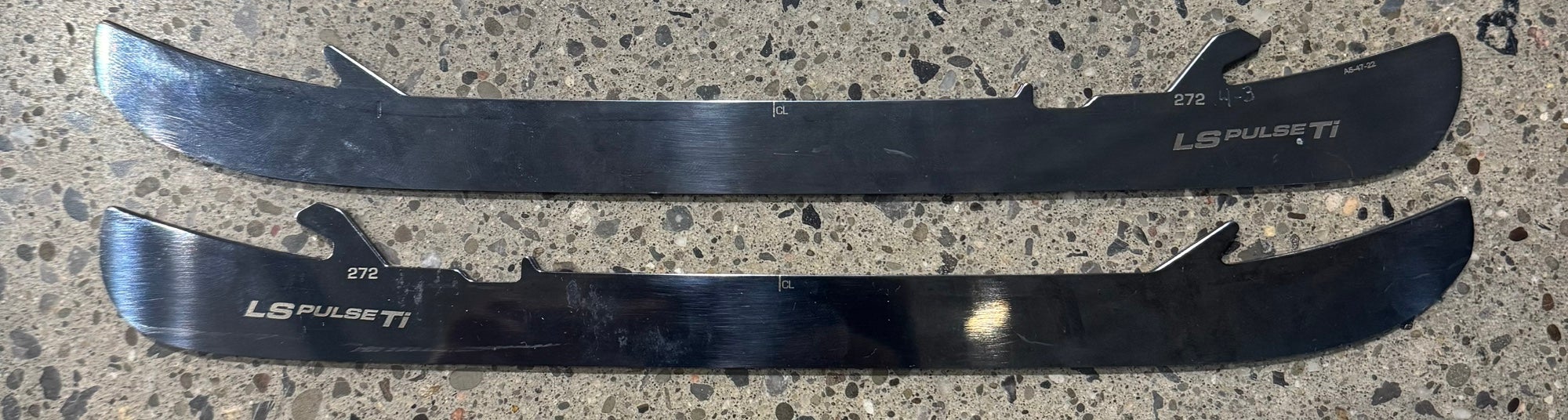 Bauer LS Pulse Ti Holders, Runners, & Replacement Steel Blades 272 mm (Used)