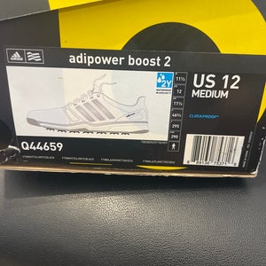 Men's Size M 12.0 (W 13.0) Adidas Adipower boost Golf Shoes (New)