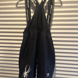 Black Unisex Youth XL (18) Spyder Ski Race Shorts (Used)