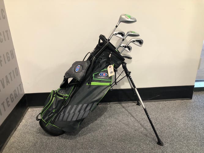 Junior US Kids Golf WT-15S Clubs (Full Set - 7 Clubs ) Left Hand (Used)